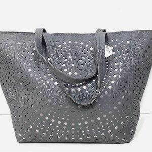 Elegant Gray Bath& Body Works Tote Bag!